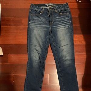 American Eagle High rise jeggings 8